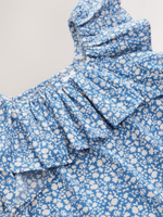 Платье с оборками для девочки Next AC6-229, Голубой