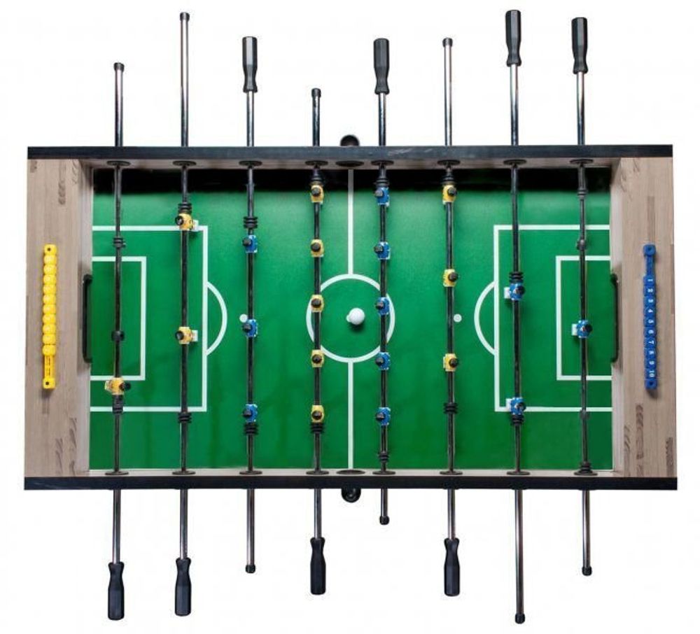 Игровой стол - футбол "Champion Pro" (140х74х86, сельский дуб)