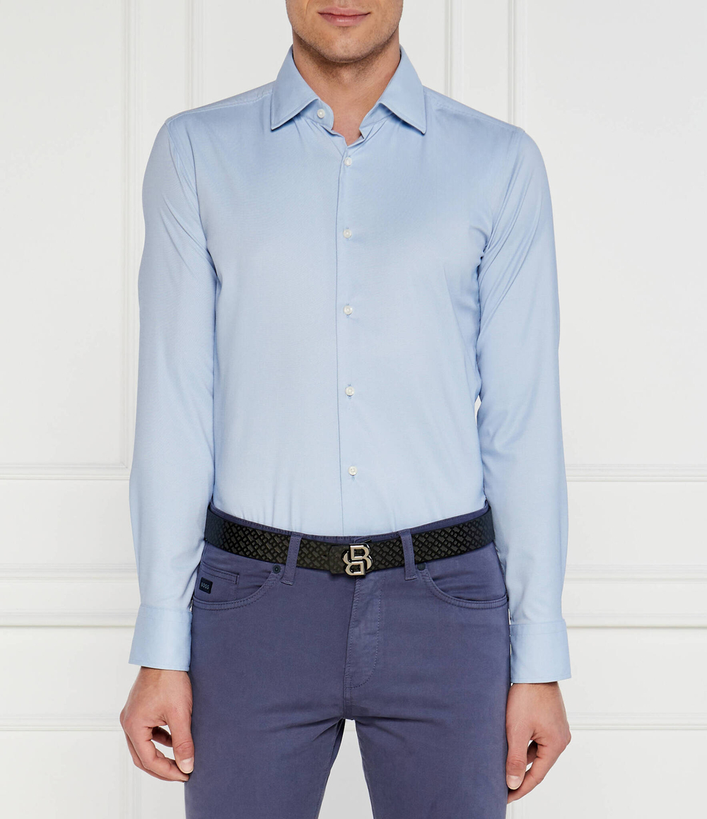 Рубашка HANK BOSS BLACK - голубой(50503356)