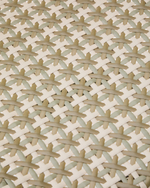 Уличный стул Tuccia бежевого-зеленого цвета из алюминия и искусственного ротанга