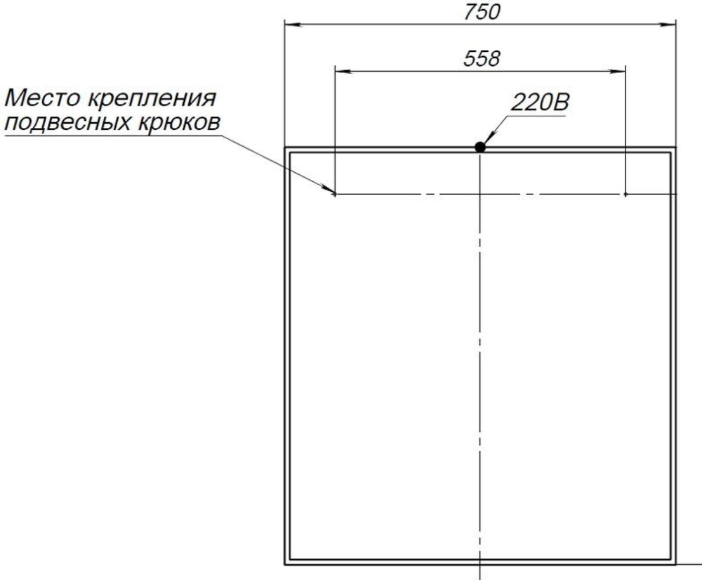 Зеркало Aquanet Nova Lite 75 дуб рошелье LED