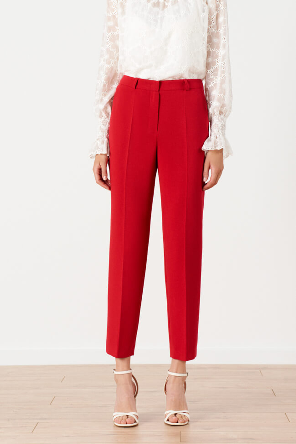 31125 Брюки женские (малиновый)