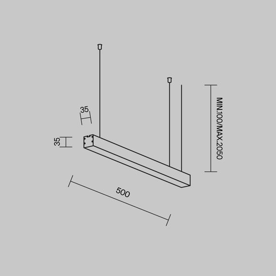 Линейный светильник Maytoni Technical LL312010