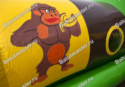 Коммерческий надувной батут "Тоннель обезьяна"