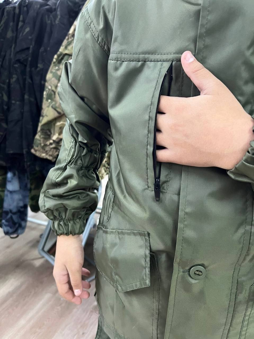 Костюм детский Горка 6 деми / олива