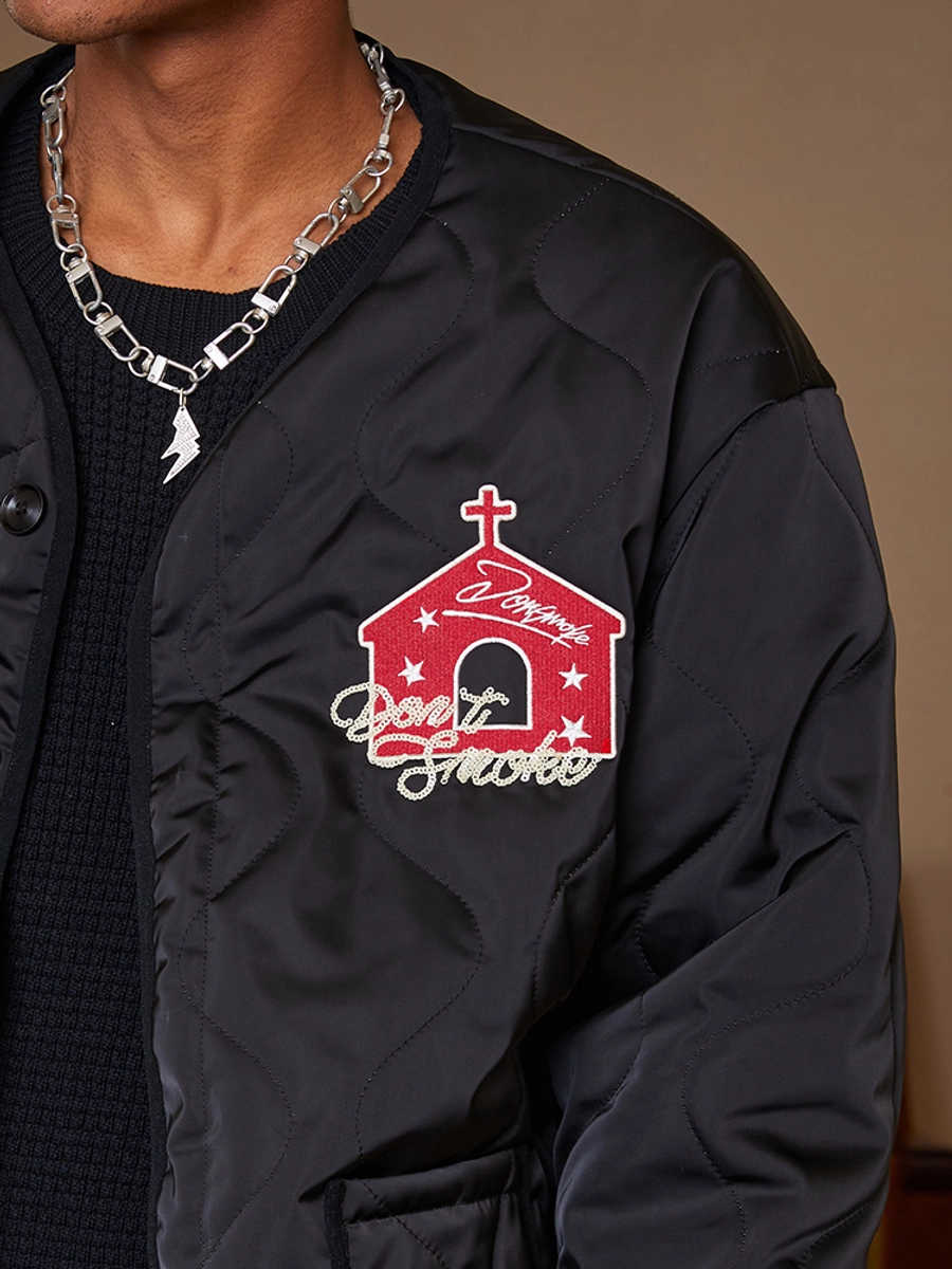 Стёганая куртка DONSMOKE "Church Logo" Quilted Jacket