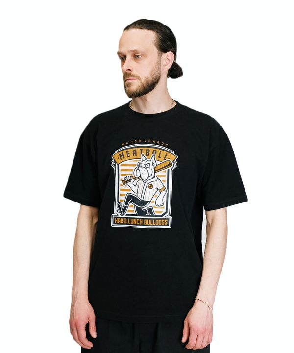 Футболка оверсайз Meatball черная - фото 2
