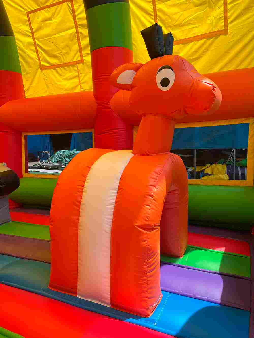 Коммерческий надувной батут «Страна Сафария 3» 10*6*6 м