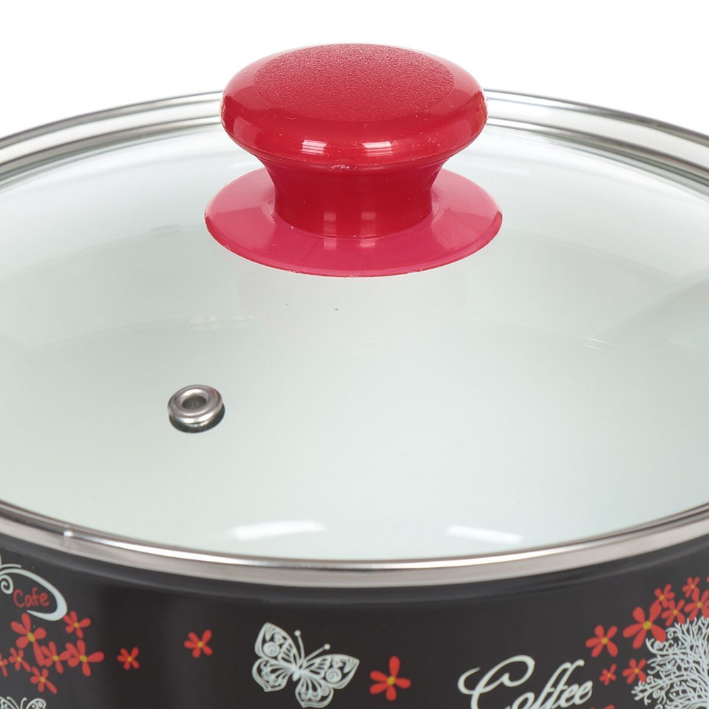 Набор эмалированной посуды 6 пр, кастрюли 1.9,2.5,5 л, Керчь, Отдых-5-1-Люкс