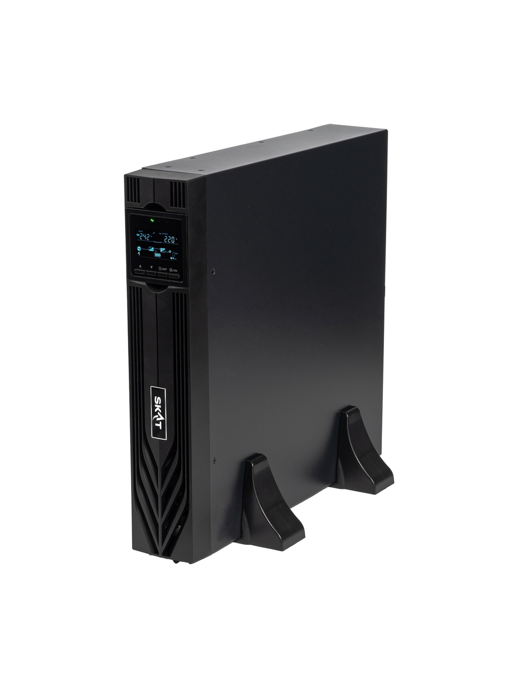 ИБП Бастион SKAT-UPS 2000-RACK-ON-4X9-E P3  {Online, 2000ВА/2000 Вт, 8хС13, АКБ 4х9Ач, SNMP/USB/RS-232/EPO, доп блок до 4 шт SKAT BC 48/18S3, МПТ} (8769)