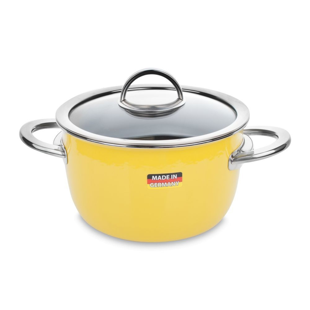 Кастрюля 1.9л Kochstar Neo желтая Германия