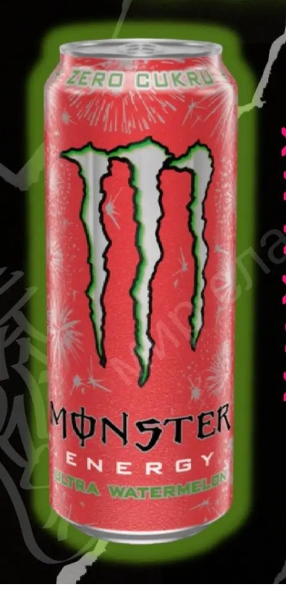 Энергетик Monster  Ирландия  арбуз без сахара