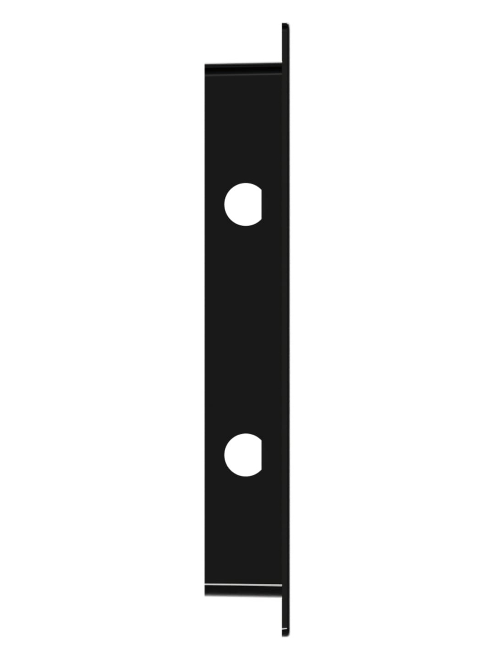 Люк ревизионный LN фланец 150х150 нажимной 172х172 пластик Black EVECS