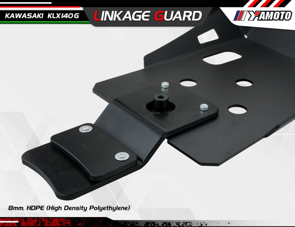Linkage guard for Skid Plate for Kawasaki KLX125-140-150. HDPE