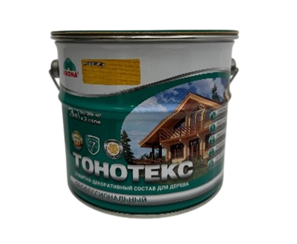KRONA Состав защитно-декоративный Тонотекс калужница 3 л.