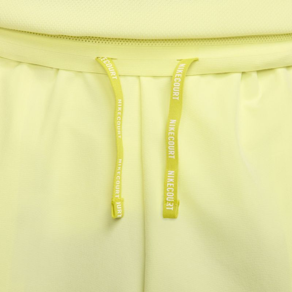 Мужские теннисные шорты Nike Court Slam Dri-Fit Tennis - желтый
