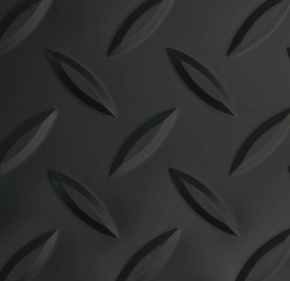 Рулонное резиновое покрытие "КОМФОРТ" - ЕЛОЧКА, ширина 1,5 м, черный, рулон 10м