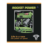 Тетрадь 48л, А5, клетка, Alingar, "Life is race" , скрепка,мелованный картон (стандарт), выб УФ лак, блок офсет, 5 дизайнов в пленке т/у