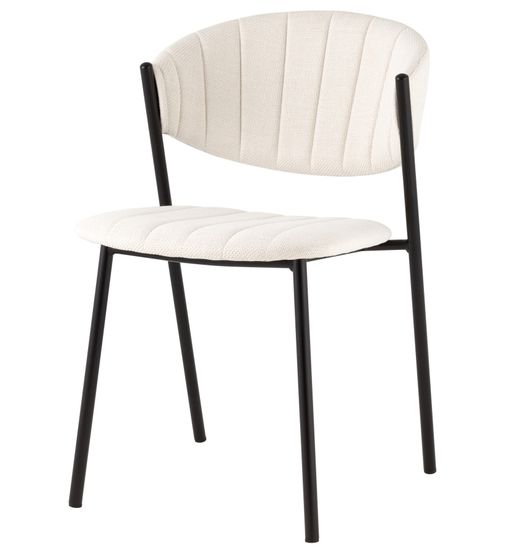 Стул Харпер ткань рогожка молочный