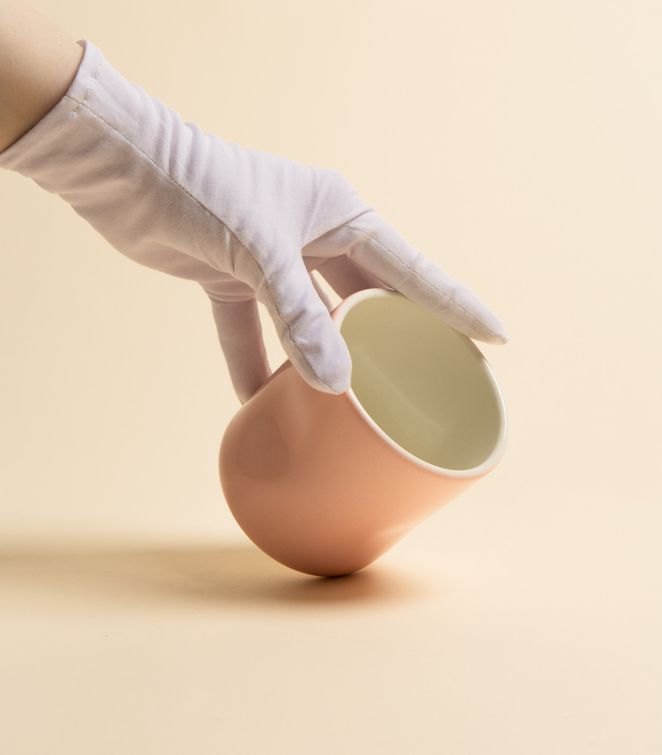 Стакан – Мятый, нежно–розовый | SALOEV