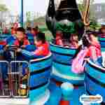 Карусель чашечки «Звездная ночь»  8 чашек, 16 мест, 8×8×3 м