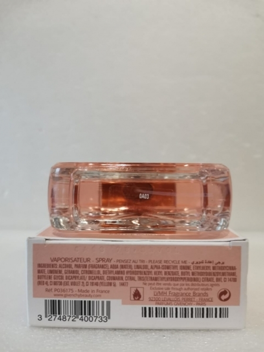 Givenchy Irresistible EDP 80 ml (Коробка парфюма без слюды, парфюм новый, распаковка для фото)