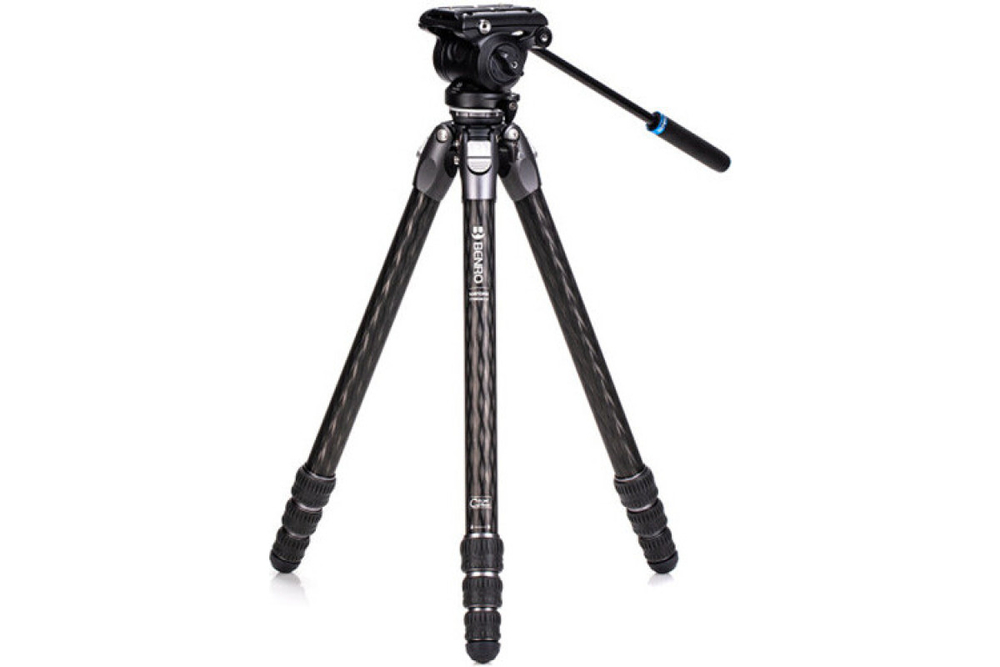 Штатив Benro TTOR34CLV+S4pro с видеоголовой карбоновый