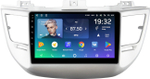 Магнитола для Hyundai Tucson 3 2015-2018 (штатная КЗВ, рамка серебро) - Teyes SPRO+ монитор 9" IPS на Android 10, ТОП процессор, 4Гб+32Гб, 4G SIM-слот