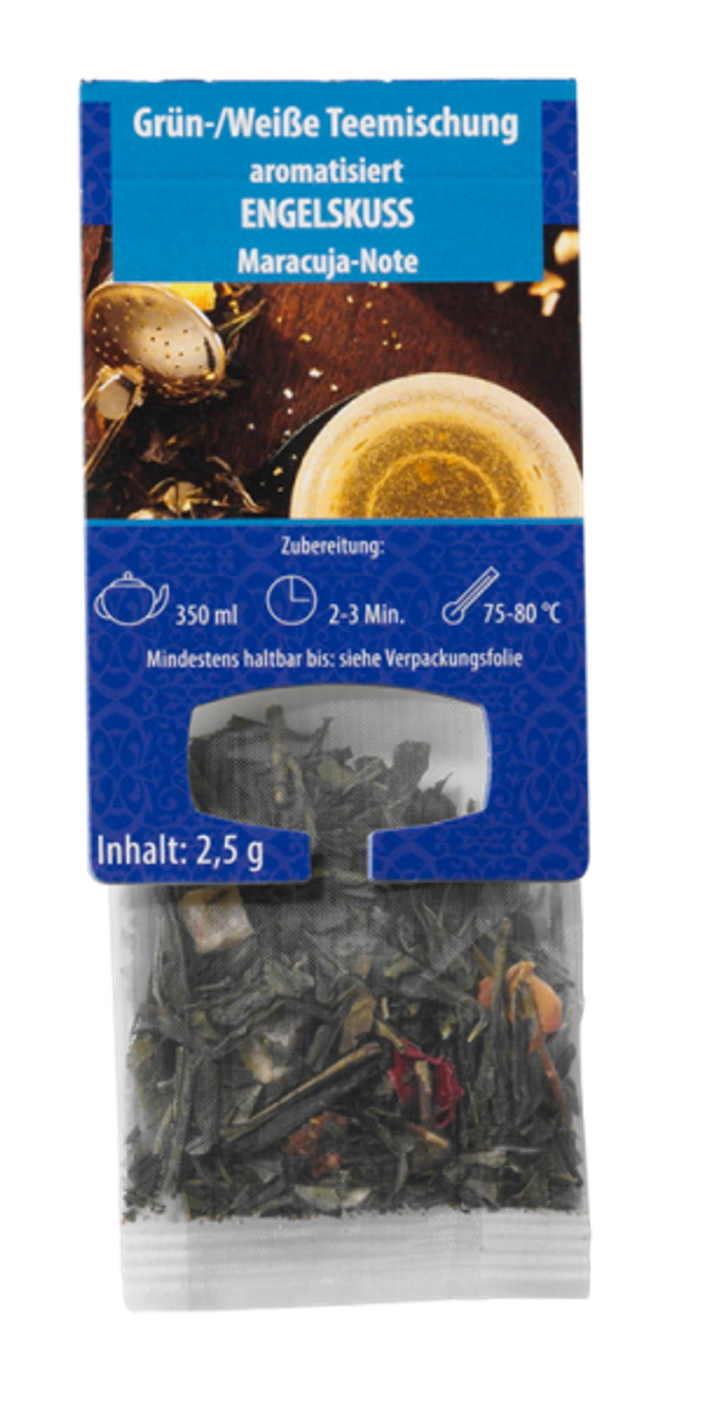 Ароматизированный купаж зеленого и белого чая Поцелуй ангела (маракуйя)