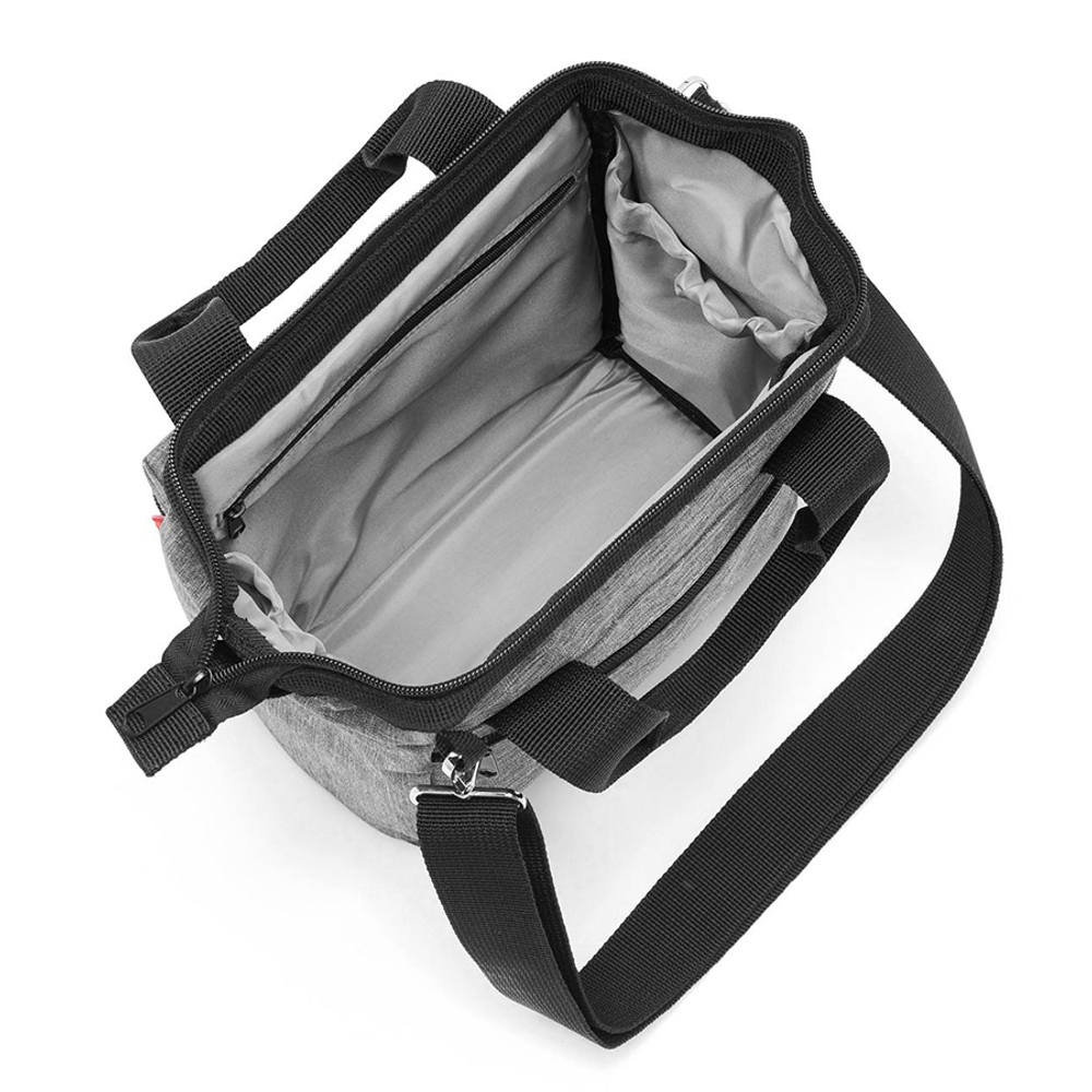 Сумка Allrounder cross twist silver Reisenthel