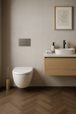 Ершик для унитаза STWORKI Стокгольм S36395GM напольный, золото, с подставкой