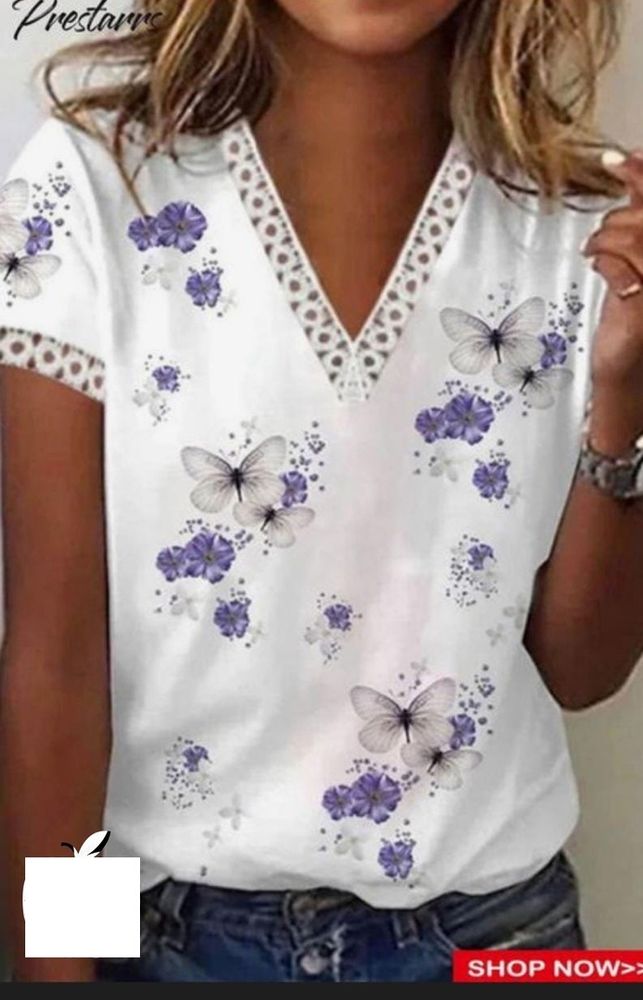 Женская Рубашка 6006 &quot;Гипюр+Цветы&quot; №2