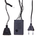 Гирлянда для дома НИТЬ «Хрусталь» 8 м 50 ламп LED, черный пров,IP-40. 8 режимов, Мультицвет (возможность соединения)