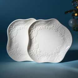 НАБОР ФИГУРНЫХ ТАРЕЛОК ЗАКУСОЧНЫХ LEFARD "CELEBRATION" 2 ШТ. 20,5*2 СМ (КОР=16НАБ.)