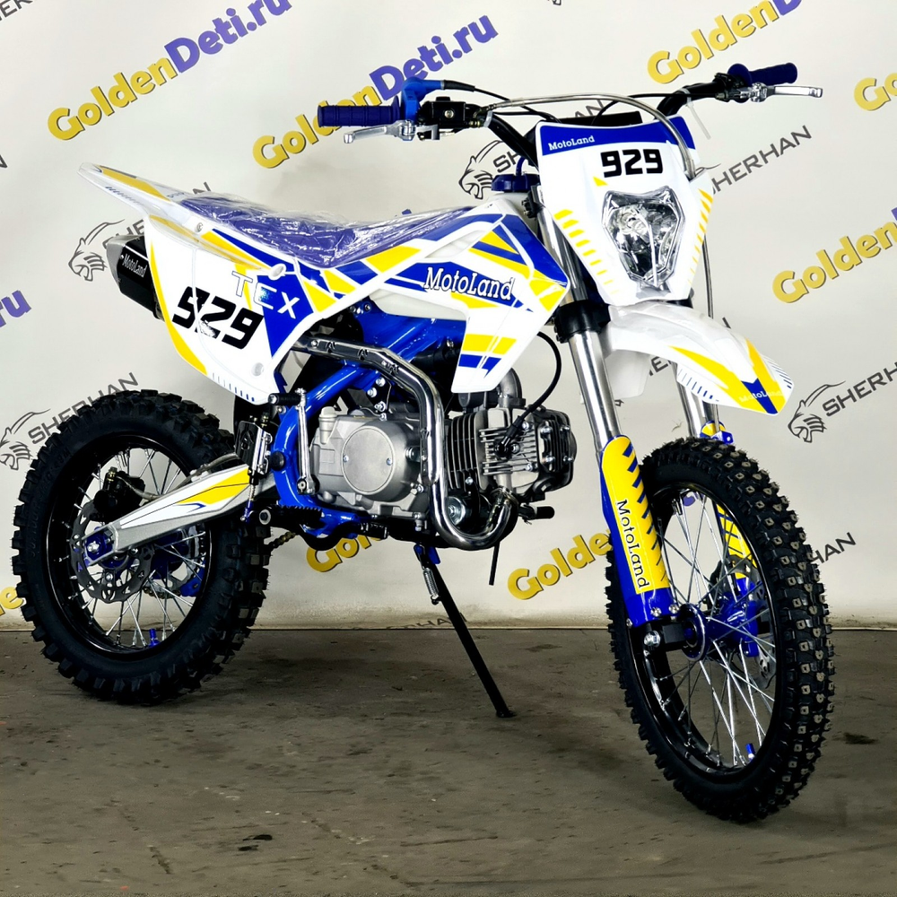 Питбайк Motoland TCX125 E (2020) Синий