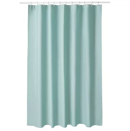 ЛУДДХАГТОРН LUDDHAGTORN Занавеска для душа, бирюзовая, 180x200 см