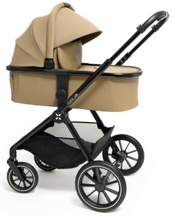 Коляска Agex Life 3 в 1 с автокреслом i-Safe Black ALB269 Beige (Бежевый)