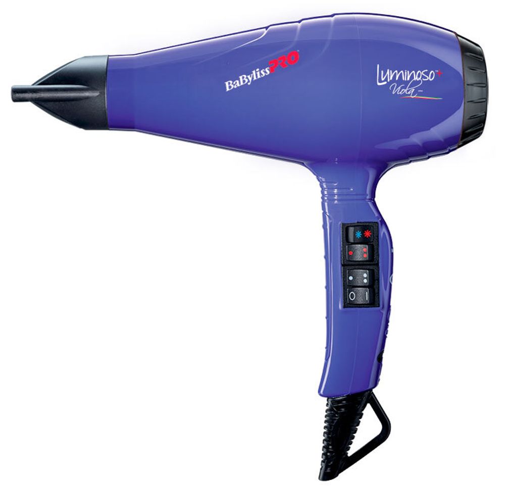 Профессиональный фен BaByliss PRO Luminoso+ Ionic Viola BAB6360IPE 2100w - 4