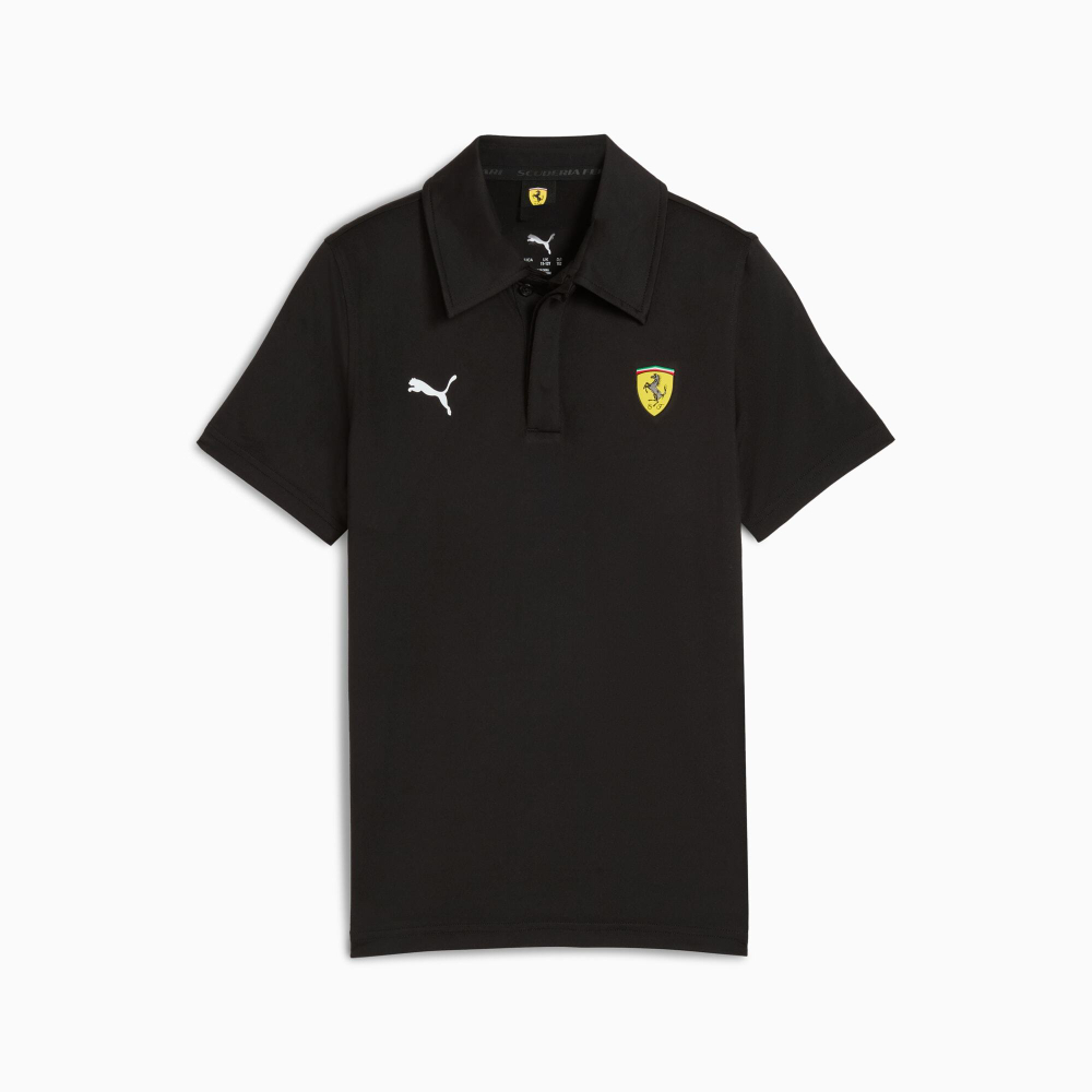 PUMA X SCUDERIA FERRARI ПОЛО SPORTSWEAR, ЧЕРНЫЙ