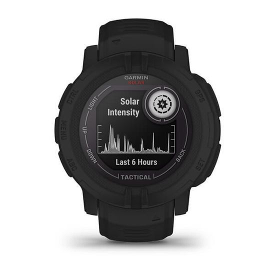 Спортивные прочные часы Garmin Instinct 2, Solar, Tactical Edition, Black, 010-02627-03