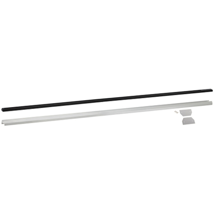 Комплект ЭРА TR-SET-200-1PT-PC BK шинопровод однофазный с профилем для натяжного потолка 2м черный