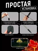 Уличный светильник, светодиодный садовый, бабочка, уличный фонарь для освещения дома сада и дачи
