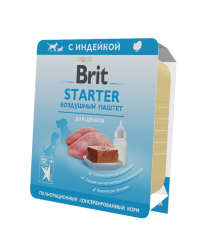 Brit Premium Воздушный паштет для щенков Starter 100гр.