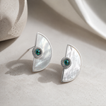 Серебряные серьги с перламутром и жемчугом Arte Nilo 310720261 Иран