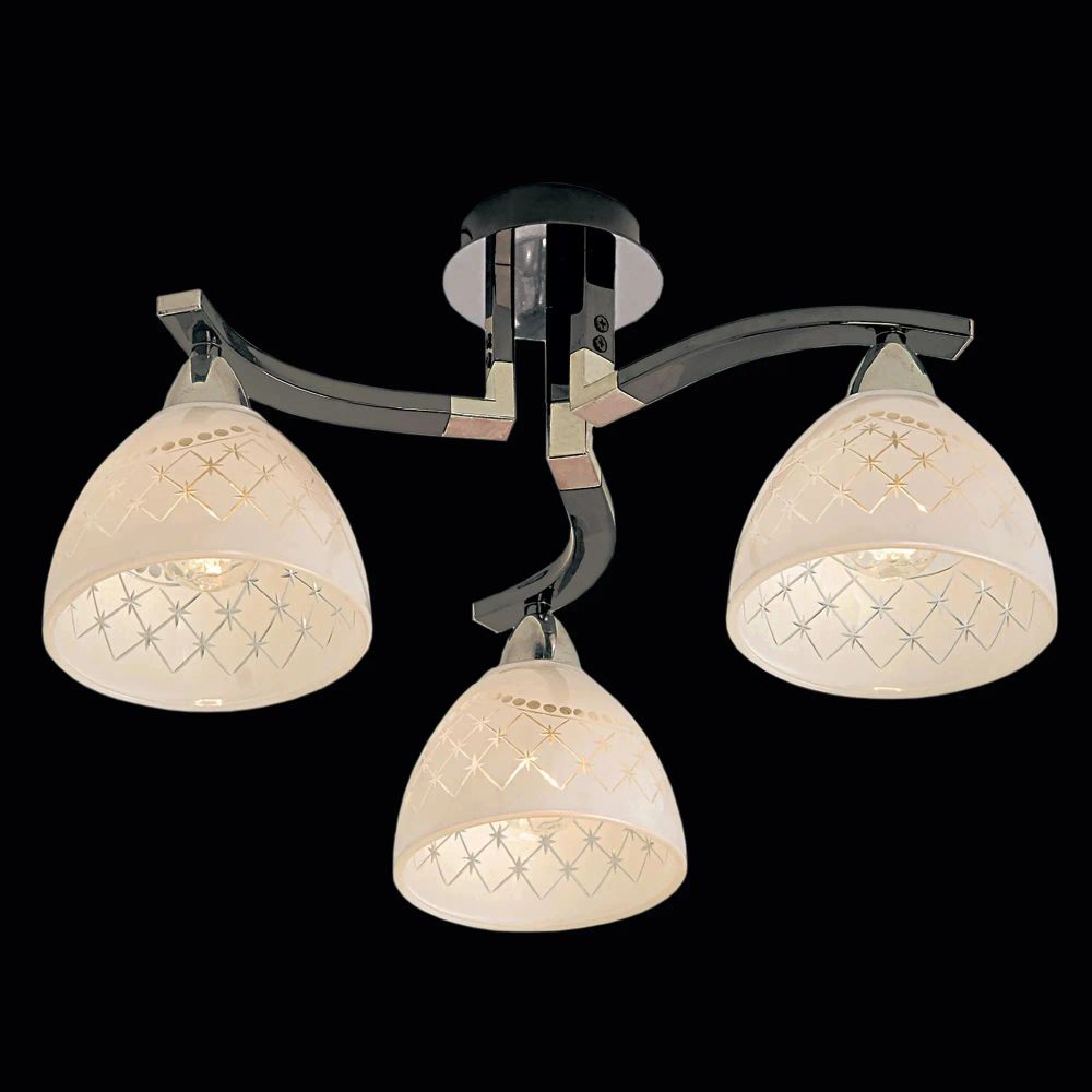 Citilux Кристи CL152131 Люстра потолочная Чёрный Хром