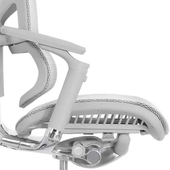 Кресло EXPERT 2 SAIL HSAM 01-G NEW (подлокотник 6D(360), подголовник 5D,сетка белая / каркас серый)