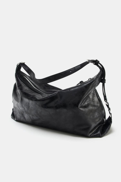 ZARA СУМКА С МЕТАЛЛИЧЕСКОЙ ПРЯЖКОЙ, ЧЕРНЫЙ