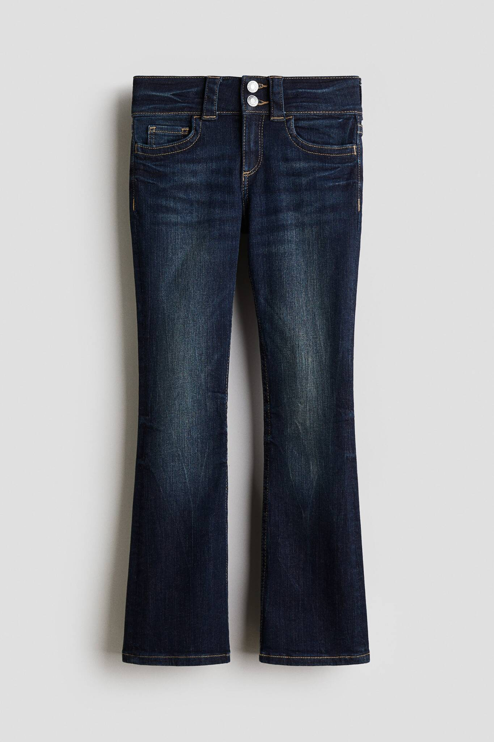 H&M Джинсы Bootcut Leg Low, темно-синий