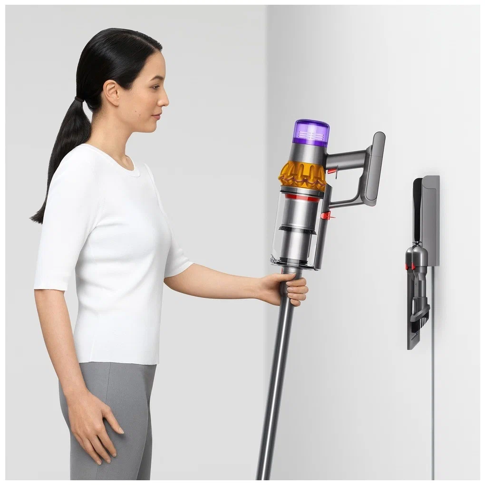 Вертикальный пылесос Dyson V15 Detect Absolute (SV47) (Yellow/Nickel)
