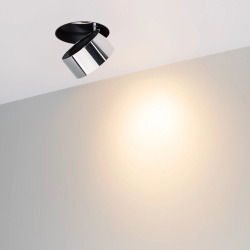 Светильник SP-PLURIO-BUILT-TRIMLESS-R120-9W Warm3000 (BK-CHR, 36 deg, 230V) (Arlight, IP20 Металл, 3 года) 038064